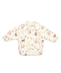 Mamas & Papas Baby Weaning Santa & Friends Long Sleeved Bibs Pack of 2