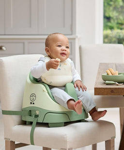 Mamas & Papas Baby Weaning Silicone Bibs (2 Pack) - Dino Teal