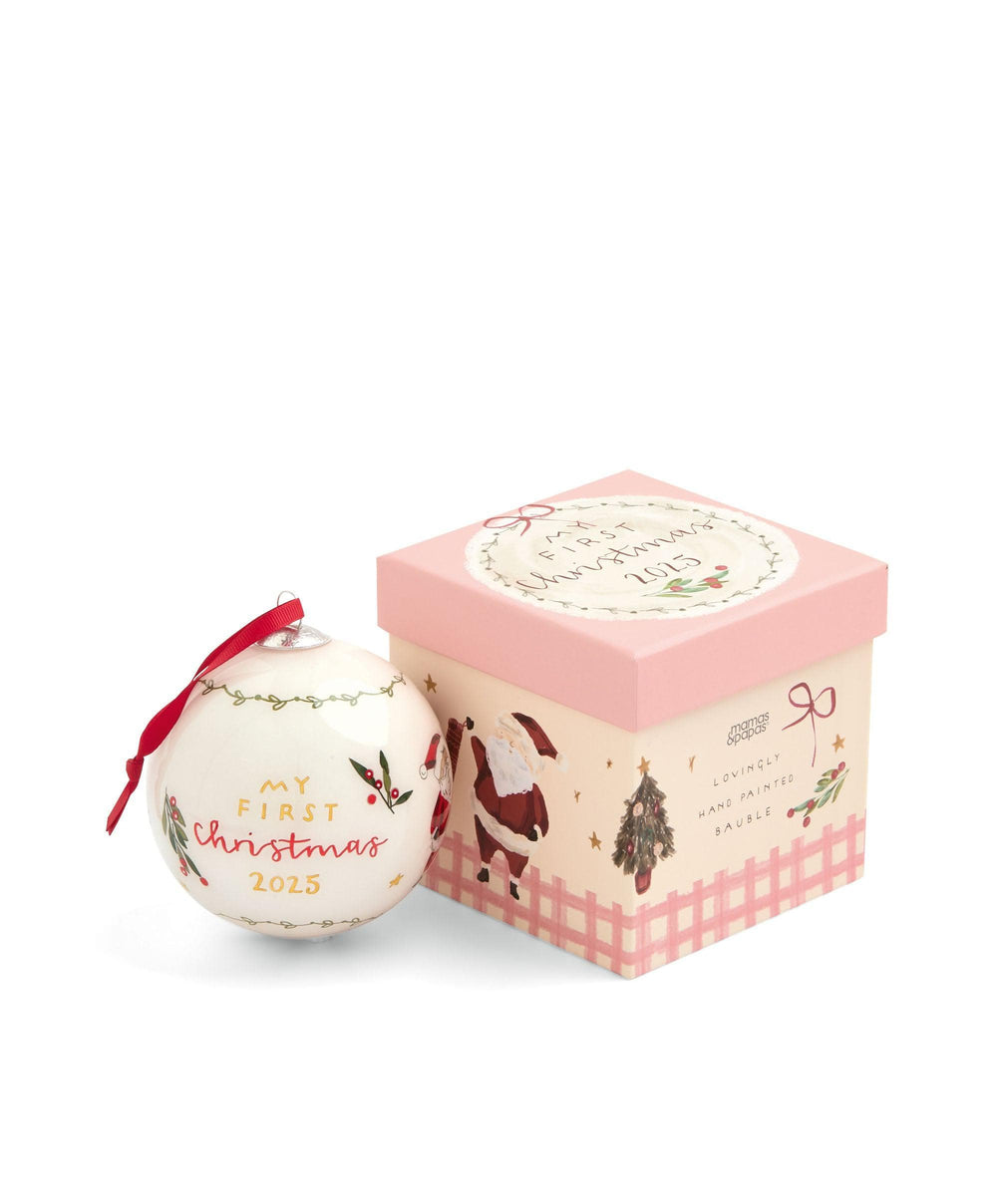 Mamas &amp; Papas Baubles 2025 Christmas Bauble - Pearl