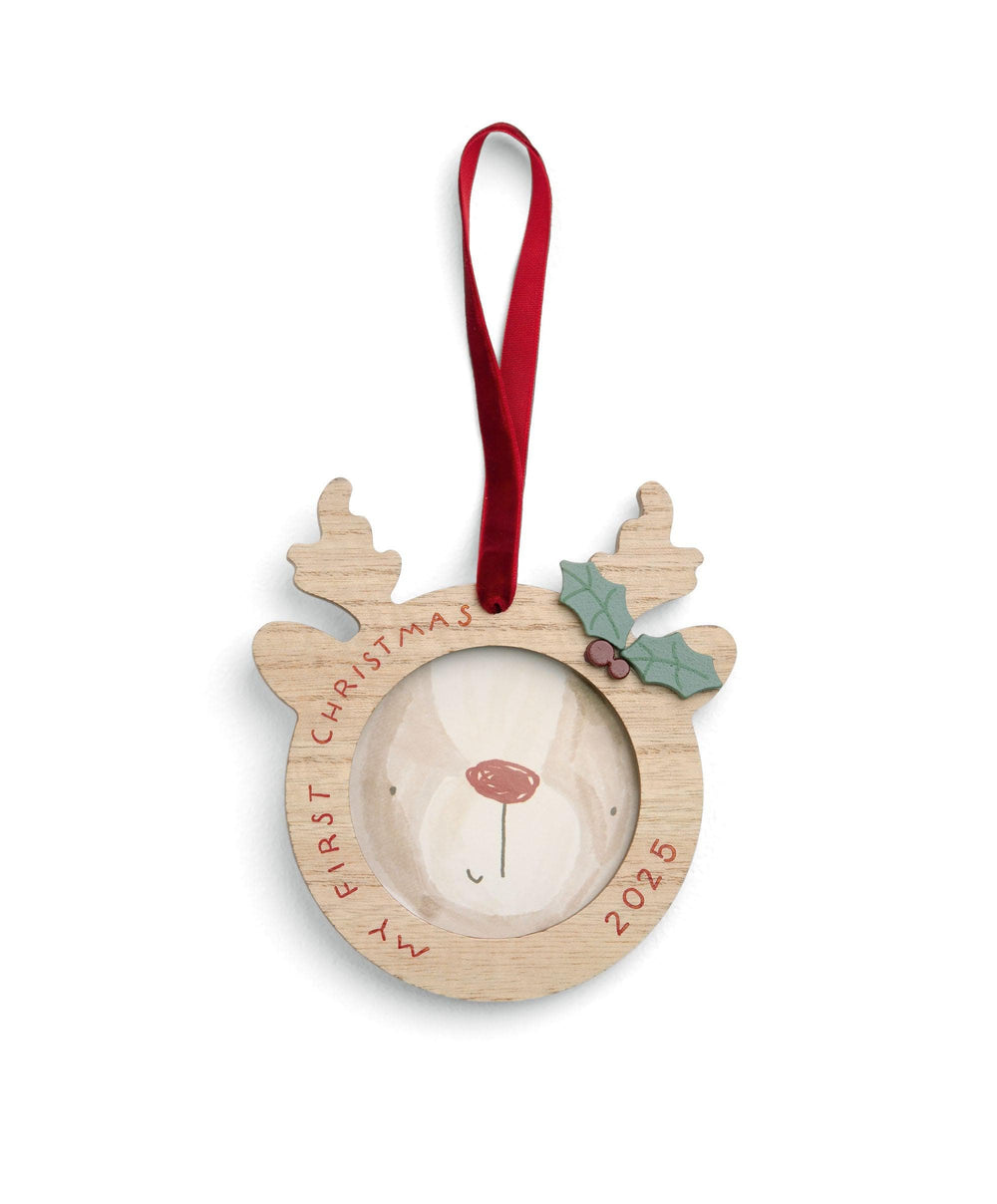 Mamas &amp; Papas Baubles Christmas Hanging Picture Frame - Reindeer