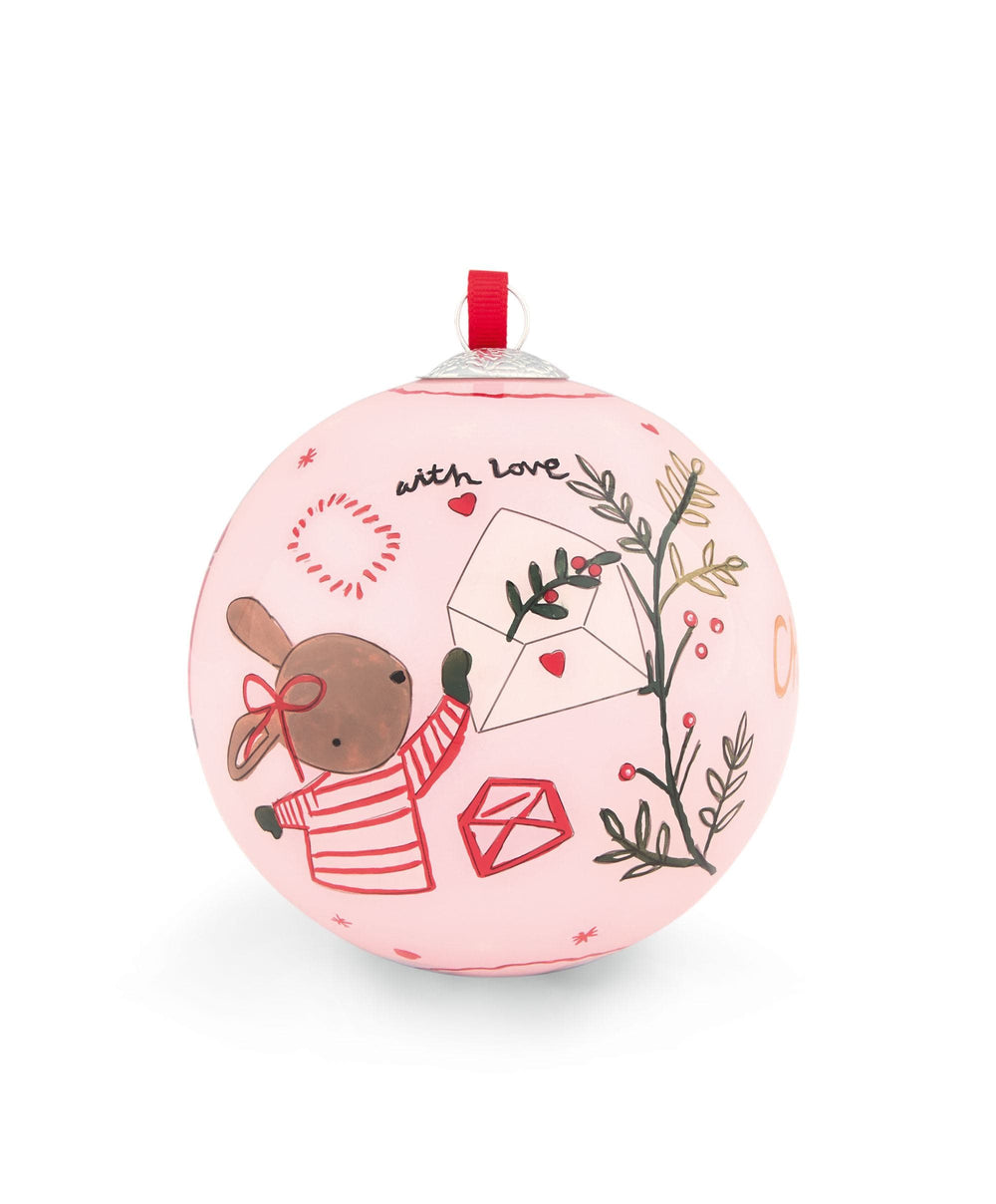 Mamas &amp; Papas Baubles Glass Bauble 2026 - Pink