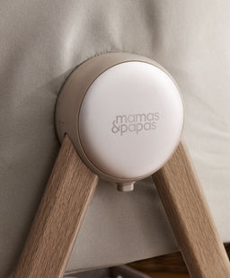 Mamas & Papas Bedside Sleeping Lua 2 Bedside Crib - Mocha