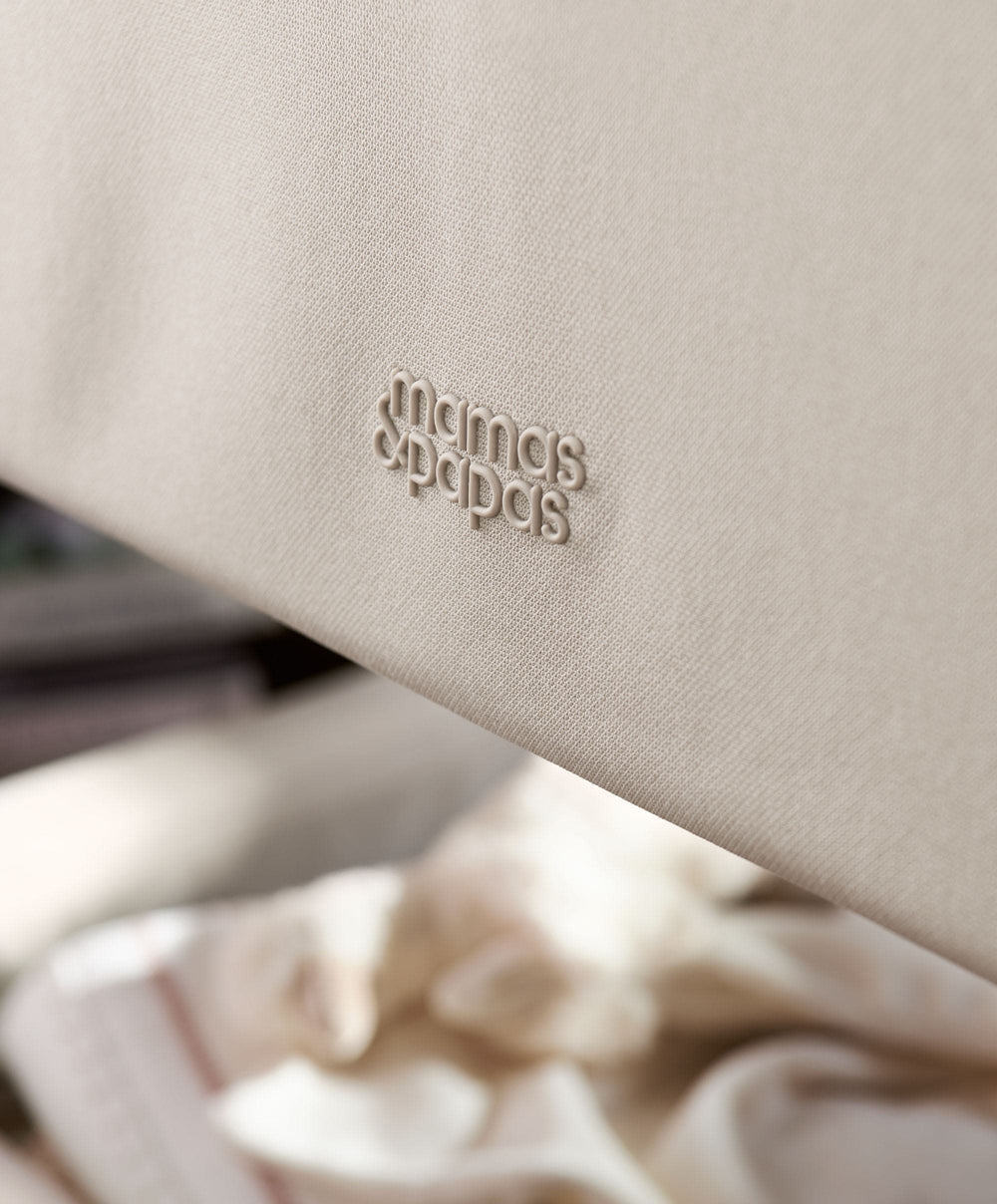 Mamas &amp; Papas Bedside Sleeping Lua 2 Bedside Crib - Sand