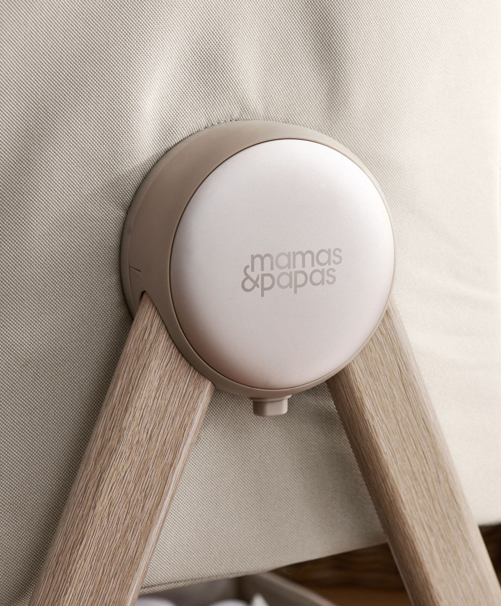 Mamas &amp; Papas Bedside Sleeping Lua 2 Bedside Crib - Sand