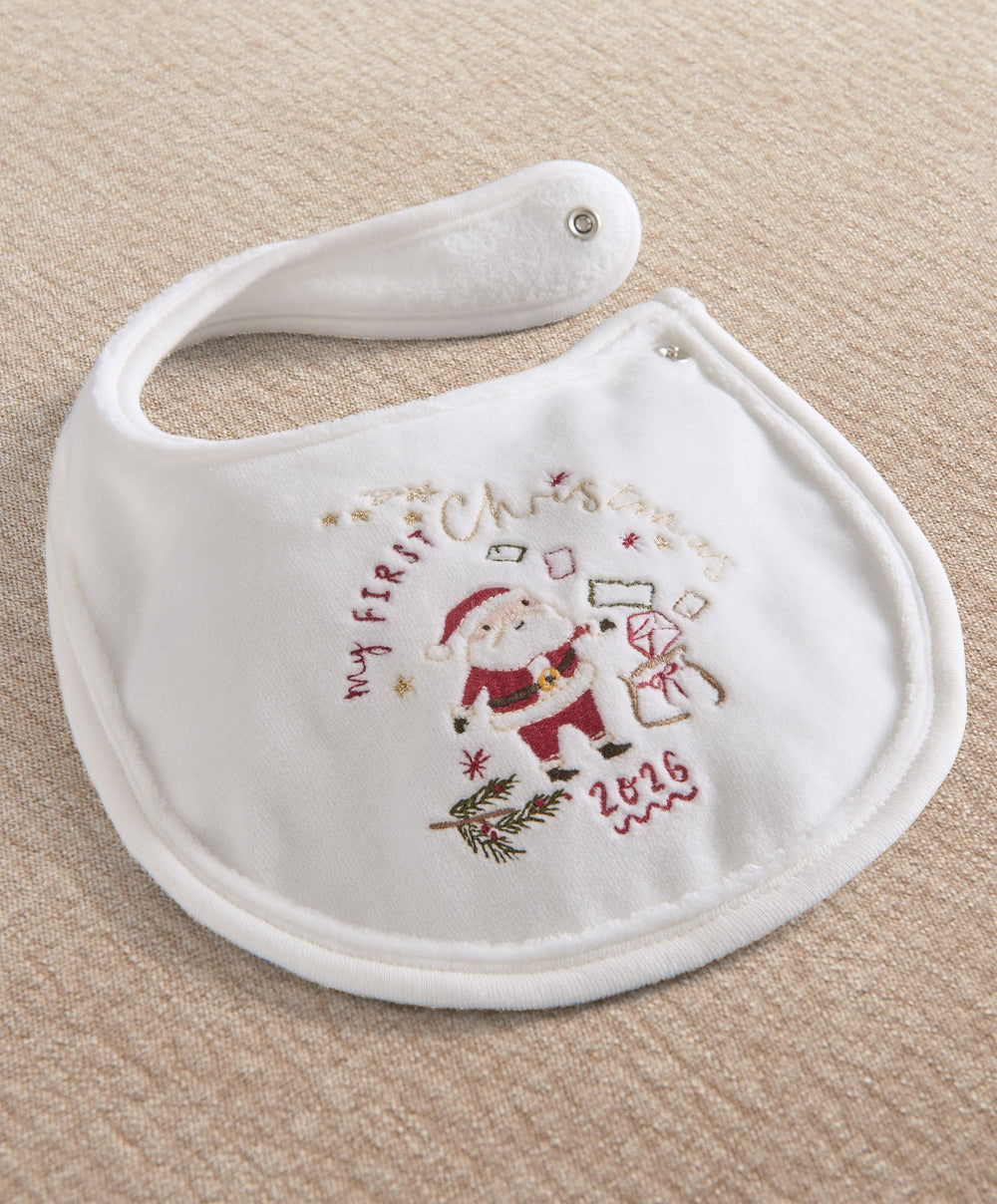 Mamas &amp; Papas Bibs &amp; Muslins 1-Size My First Christmas Bibs