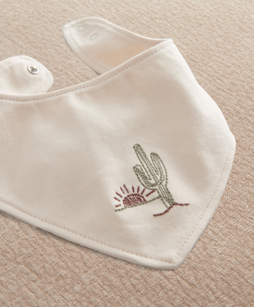 Mamas &amp; Papas Bibs &amp; Muslins Blank Blue Bandana Bibs (Pack of 3)