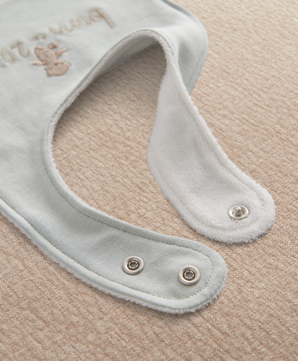 Mamas &amp; Papas Bibs &amp; Muslins Blank Born in 2027 Bib - Blue