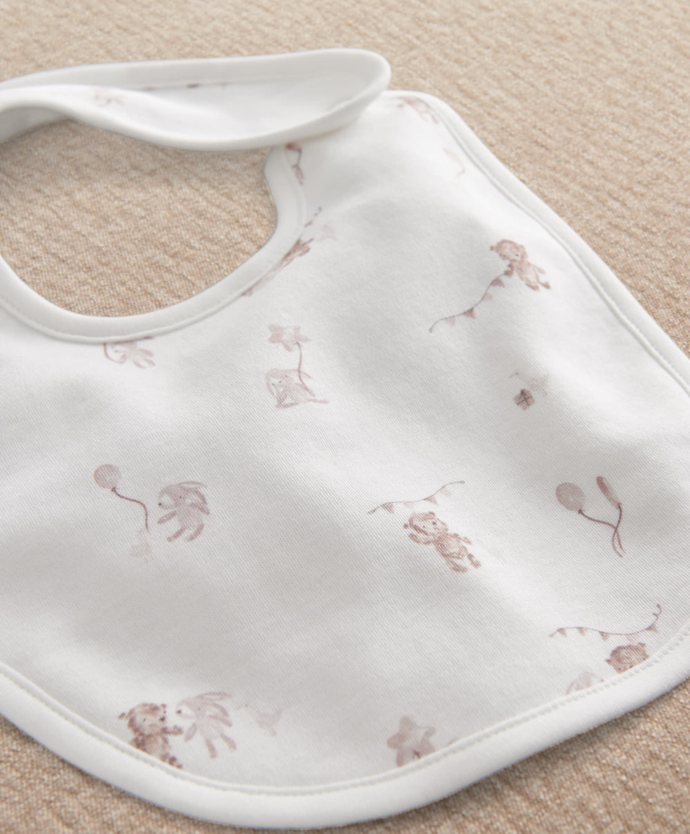 Mamas &amp; Papas Bibs &amp; Muslins Blank Celebration Print Bibs (Pack of 3)