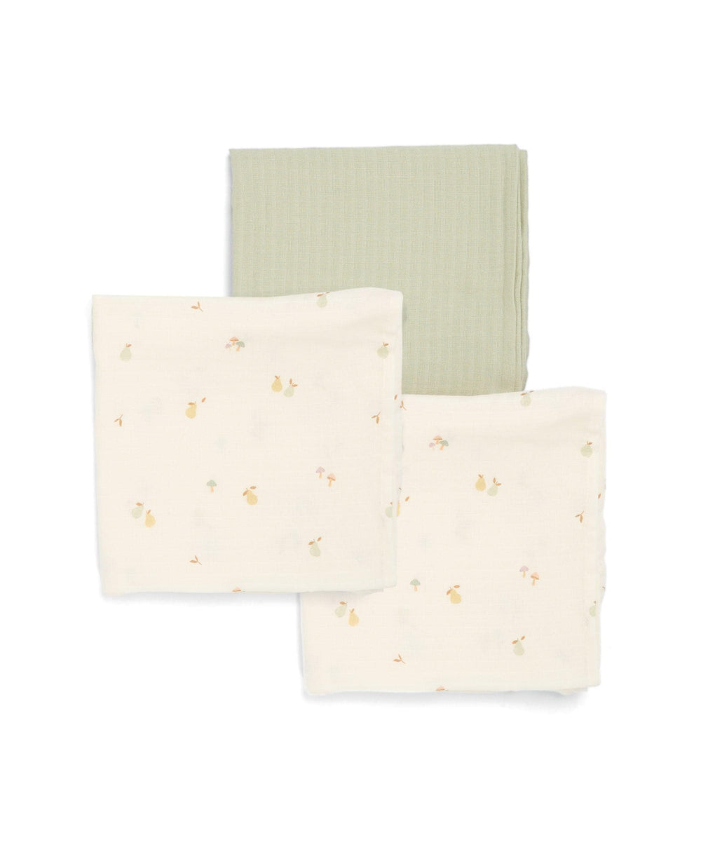 Mamas &amp; Papas Bibs &amp; Muslins Large Muslin Squares (3 Pack) - Orchard