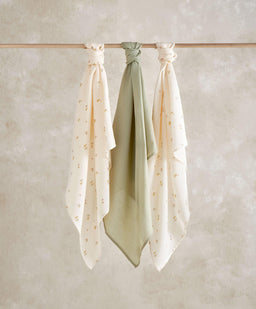 Mamas & Papas Bibs & Muslins Large Muslin Squares (3 Pack) - Orchard