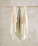 Mamas & Papas Bibs & Muslins Large Muslin Squares (3 Pack) - Orchard