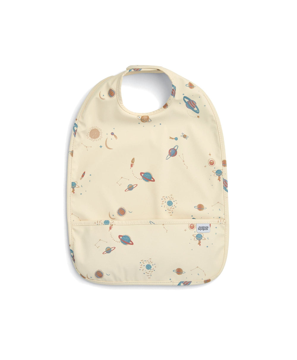 Mamas &amp; Papas Bibs &amp; Muslins Rocket Space Scoop Bibs (Pack of 2)