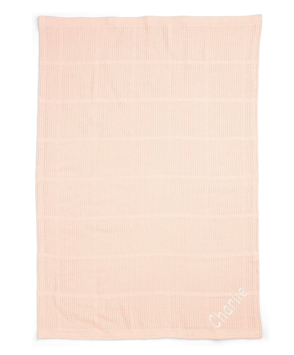 Mamas &amp; Papas Blankets Cellular Blanket  - Pink
