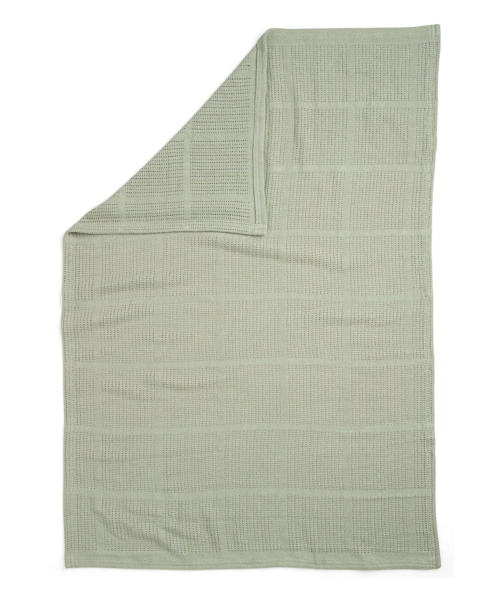 Mamas &amp; Papas Blankets Cellular Blanket - Sage