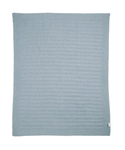 Mamas & Papas Blankets Chenille Blanket - Blue Stripe
