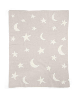 Mamas & Papas Blankets Chenille Blanket - Neutral Moon/Star