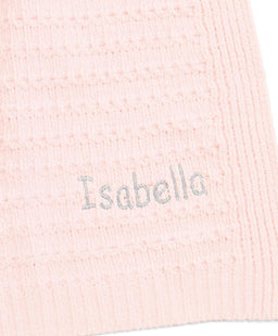 Mamas & Papas Blankets Chenille Blanket - Pink Stripe