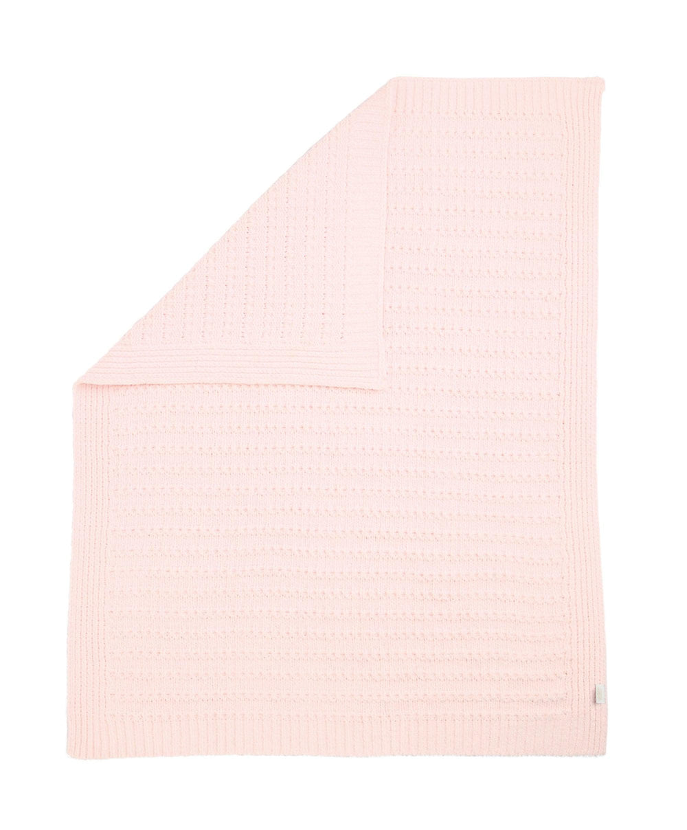 Mamas &amp; Papas Blankets Chenille Blanket - Pink Stripe