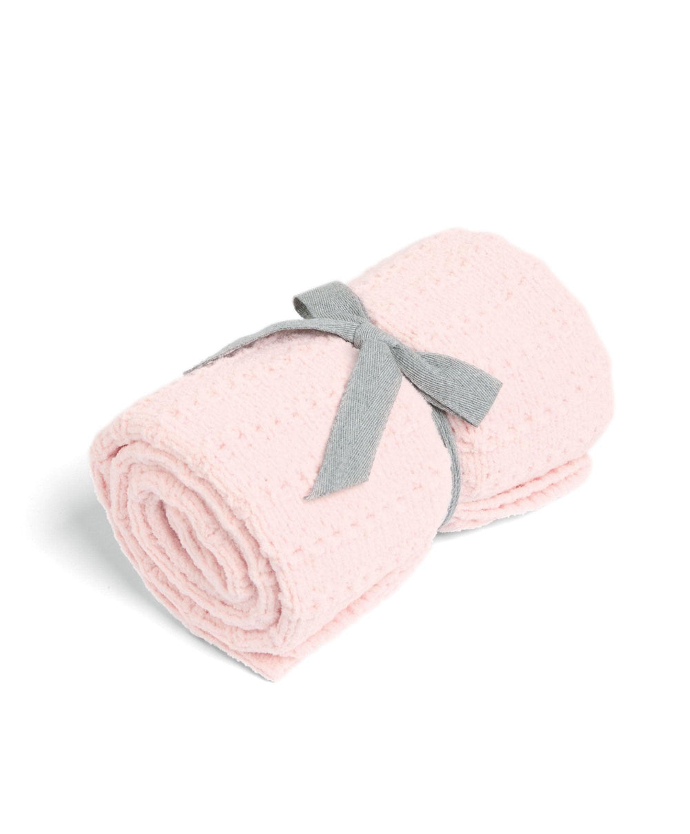 Mamas &amp; Papas Blankets Chenille Blanket - Pink Stripe