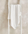 Mamas & Papas Blankets Chenille Blanket - White Stripe