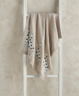 Mamas & Papas Blankets Giraffe Knitted Blanket - Oatmeal