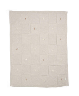 Mamas & Papas Blankets Knitted Blanket - Bunny Grey