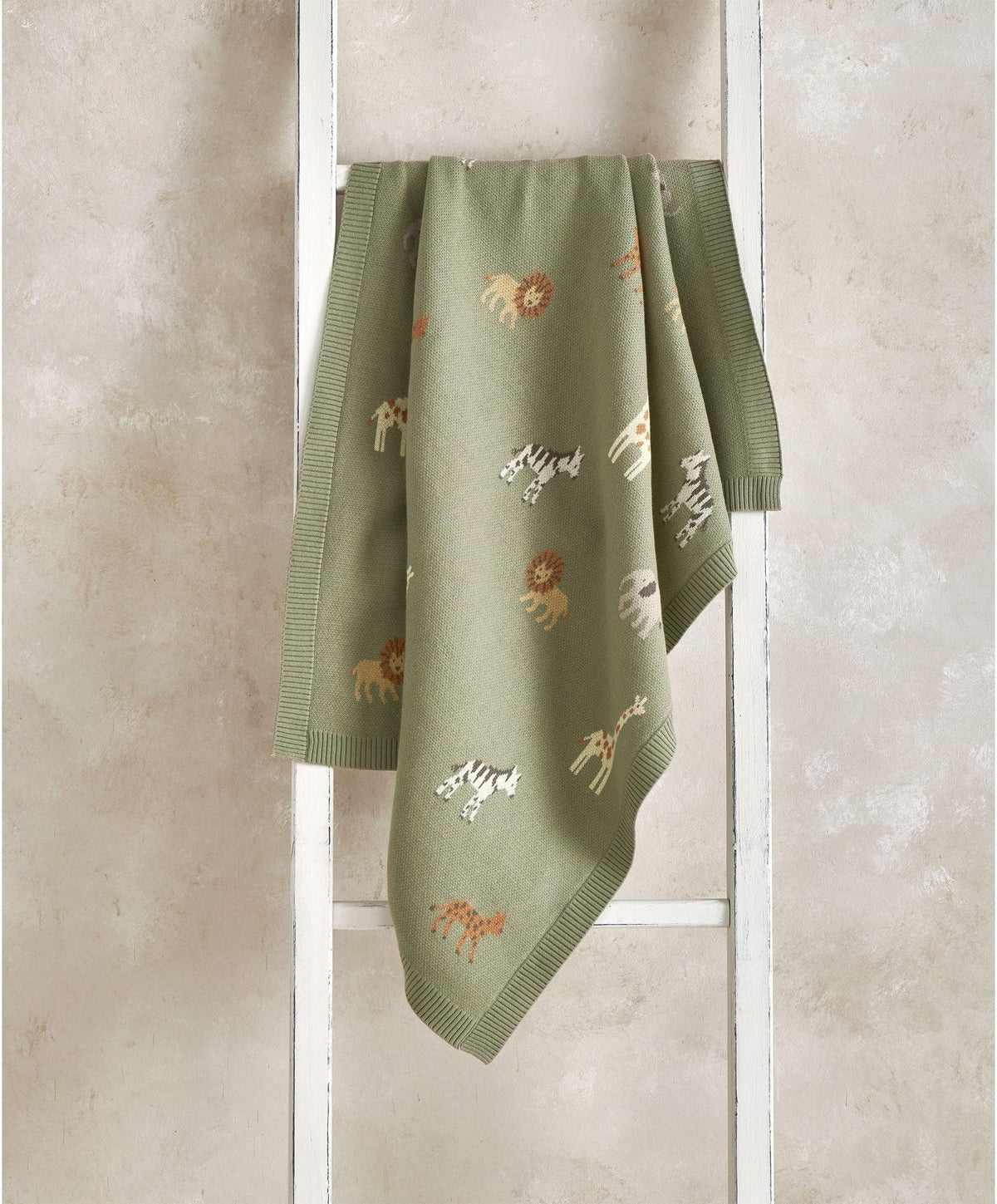 Mamas & Papas Blankets Knitted Blanket - Safari Sage