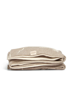 Mamas & Papas Blankets Knitted Blanket - Welcome to the World Duckling - Mocha