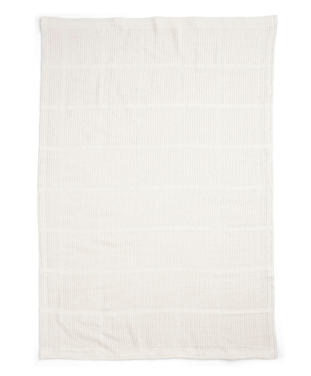 Mamas &amp; Papas Blankets Large Cellular Blanket - White