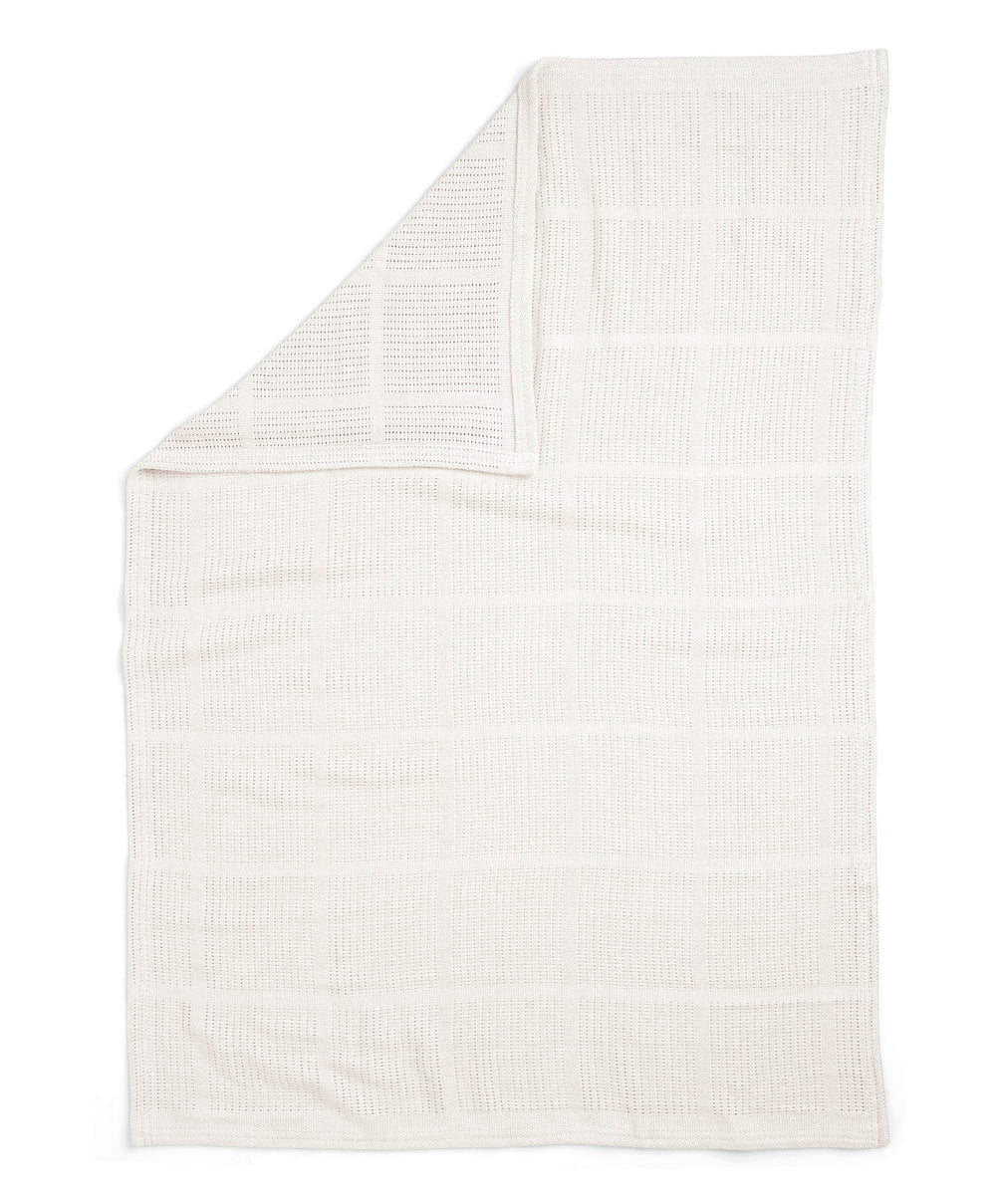 Mamas &amp; Papas Blankets Large Cellular Blanket - White