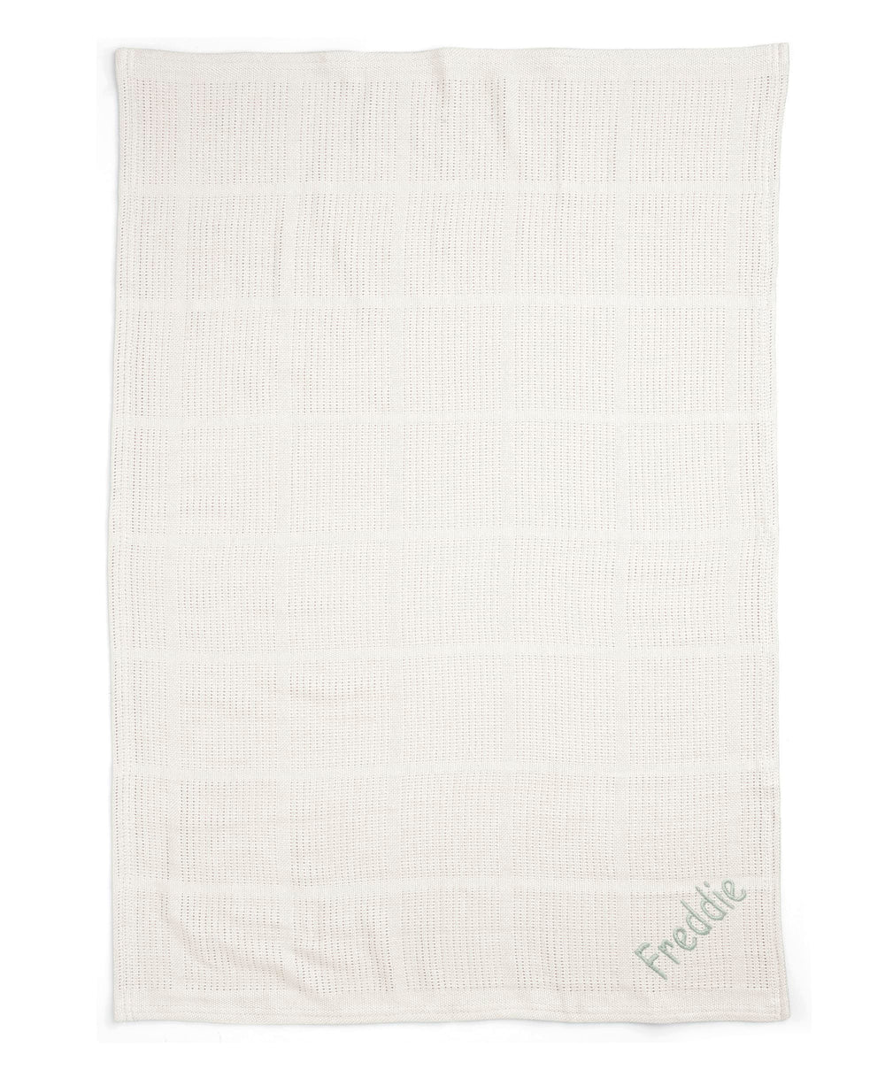 Mamas &amp; Papas Blankets Large Cellular Blanket - White
