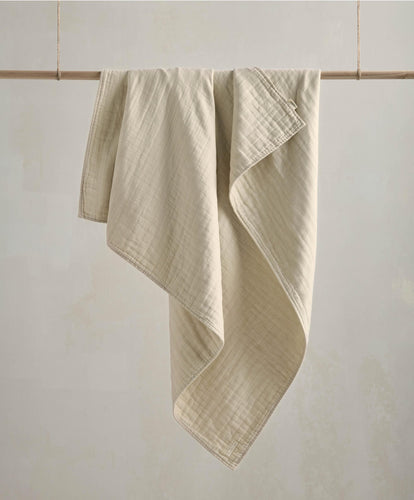 Mamas & Papas Blankets Welcome to the World Seedling Muslin Blanket - Linen