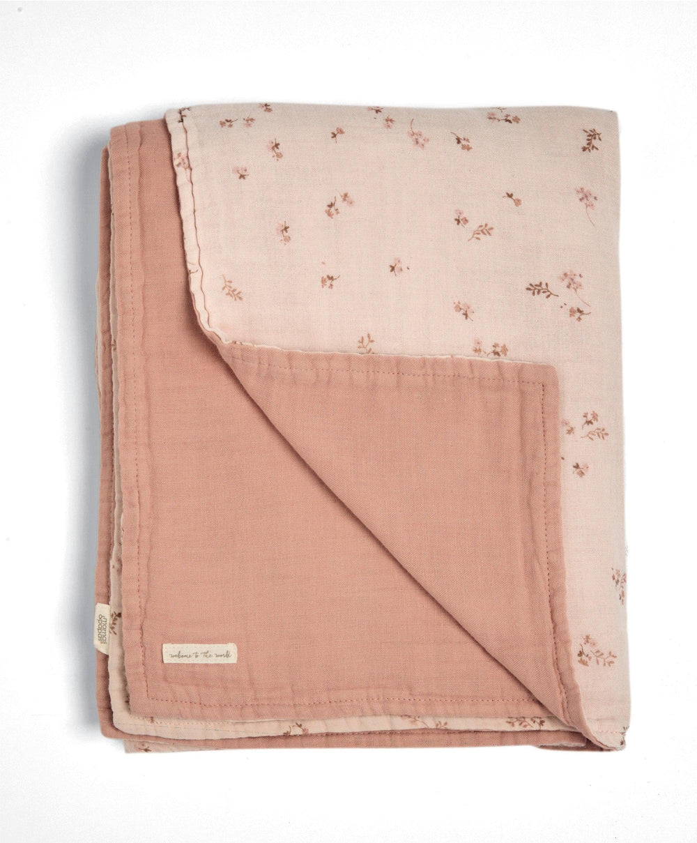 Mamas &amp; Papas Blankets Welcome To The World Wildflower Muslin Blanket