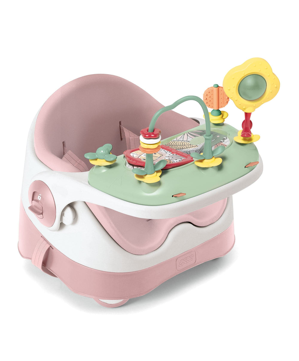 Mamas &amp; Papas Booster Seats Bud 2-in-1 Booster Seat with Detachable Tray - Blossom