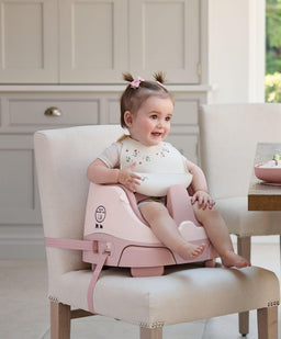 Mamas & Papas Booster Seats Bug 3-in-1 Floor & Booster Seat with Activity Tray - Blossom