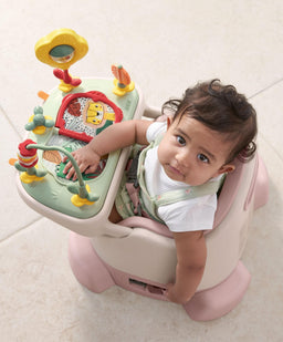 Mamas & Papas Booster Seats Bug 3-in-1 Floor & Booster Seat with Activity Tray - Blossom