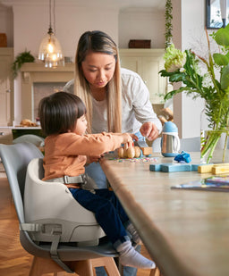Mamas & Papas Booster Seats Bug 3-in-1 Floor & Booster Seat with Activity Tray - Clay