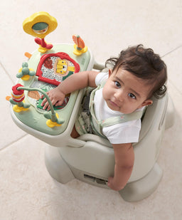 Mamas & Papas Booster Seats Bug 3-in-1 Floor & Booster Seat with Activity Tray - Clay