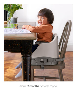 Mamas & Papas Booster Seats Bug 3-in-1 Floor & Booster Seat with Activity Tray - Pebble Grey