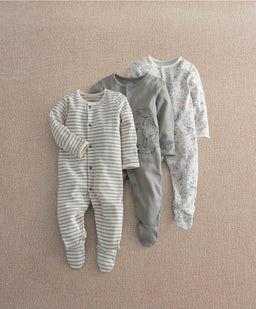 Mamas & Papas Born to Roar Sleepsuits (Pack of 3)