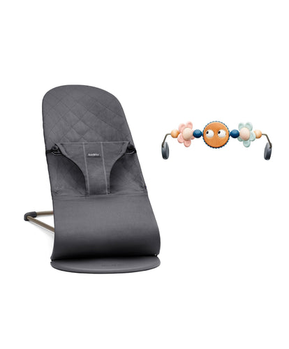 Mamas & Papas Bouncers BabyBjörn Baby Bouncer and Toy Bar - Anthracite