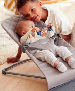 Mamas & Papas Bouncers BabyBjörn Baby Bouncer and Toy Bar – Light Beige