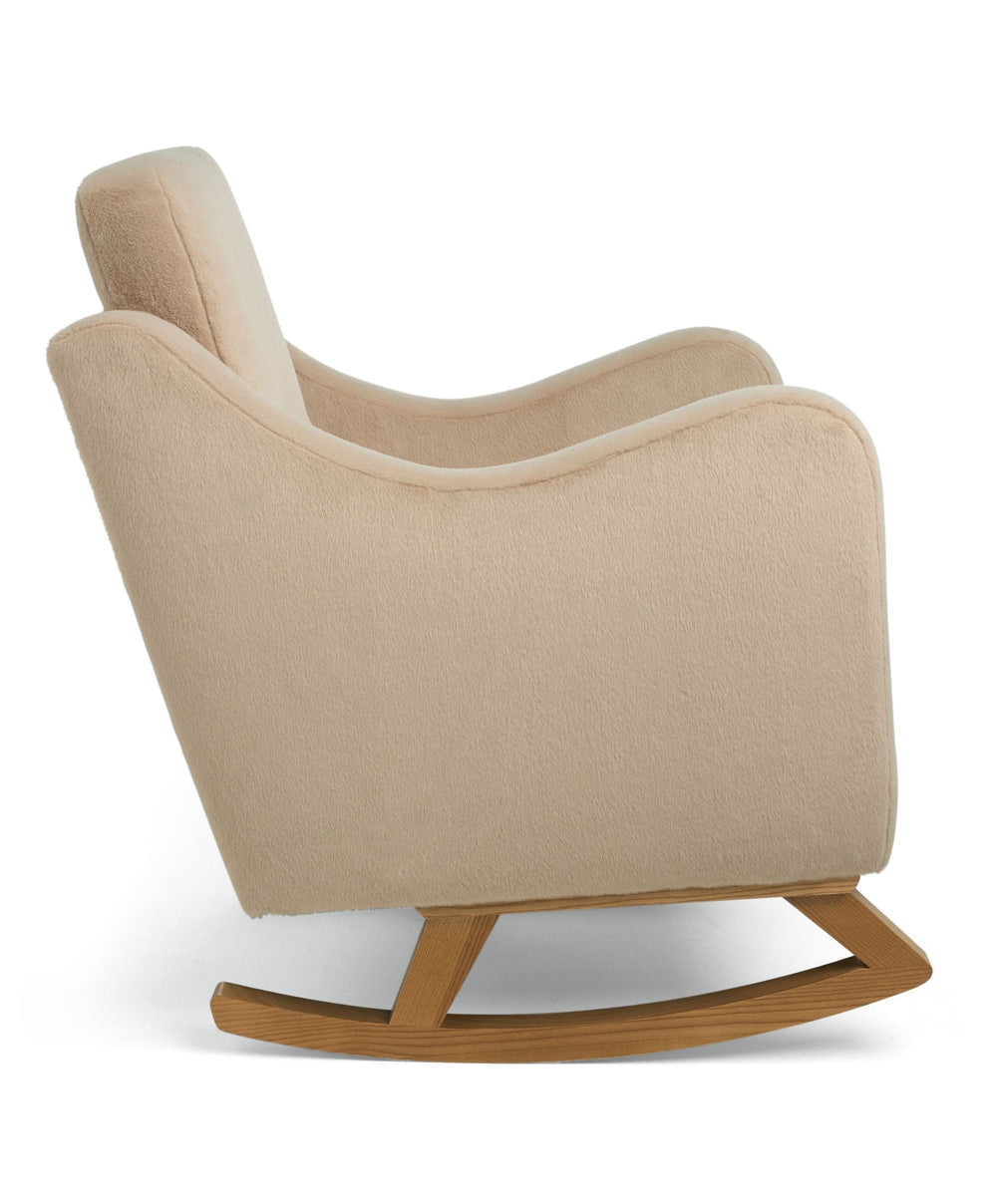 Mamas &amp; Papas Bowdon Nursing Chair - Almond Sherpa
