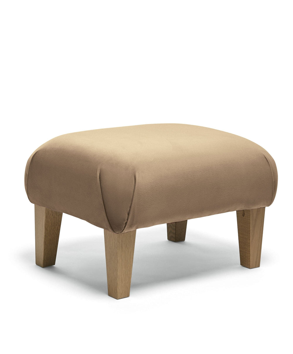 Mamas &amp; Papas Bowdon Nursing Chair &amp; Footstool - Mocha Velvet