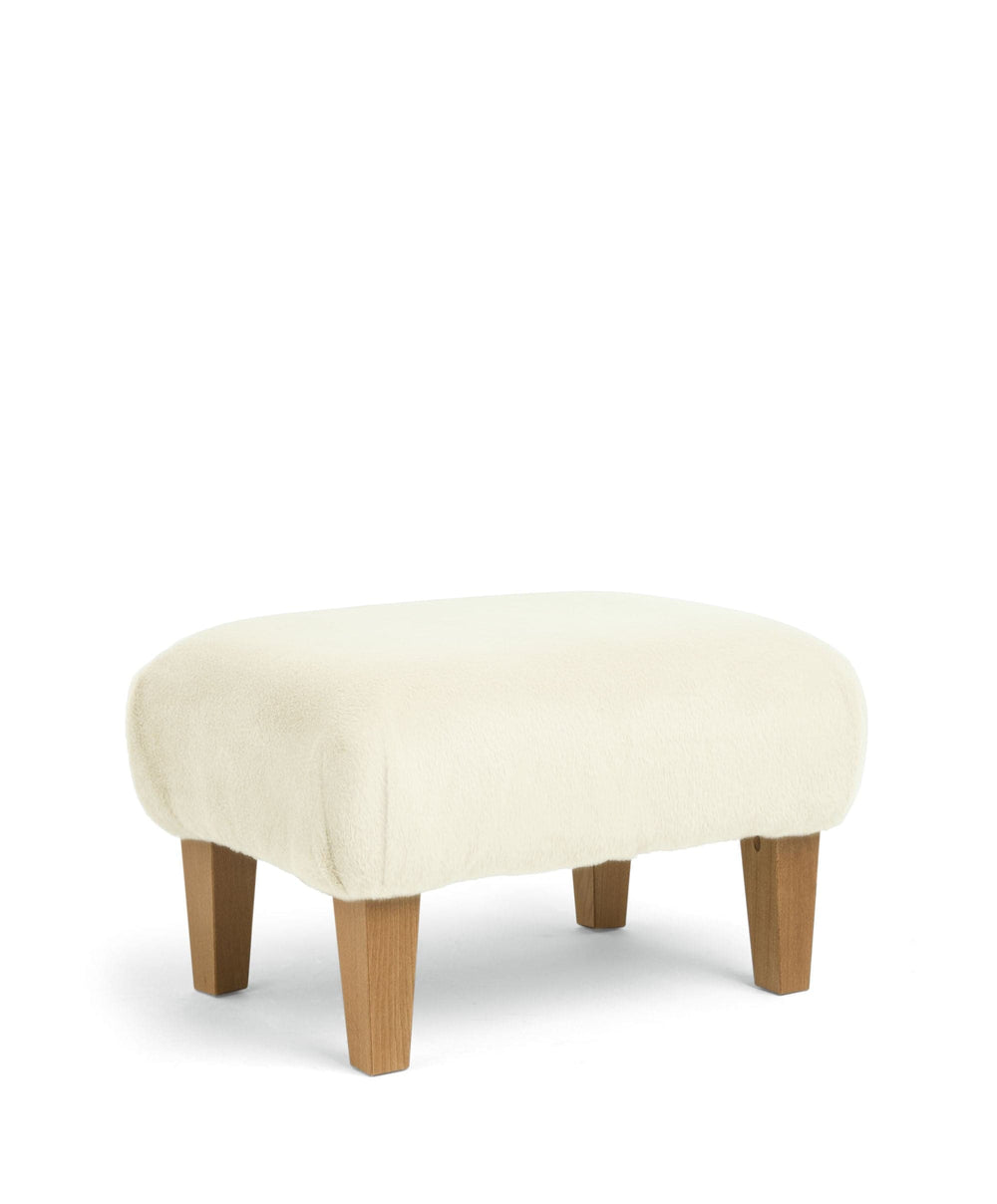 Mamas &amp; Papas Bowdon Nursing Chair &amp; Footstool Set - Feather Sherpa