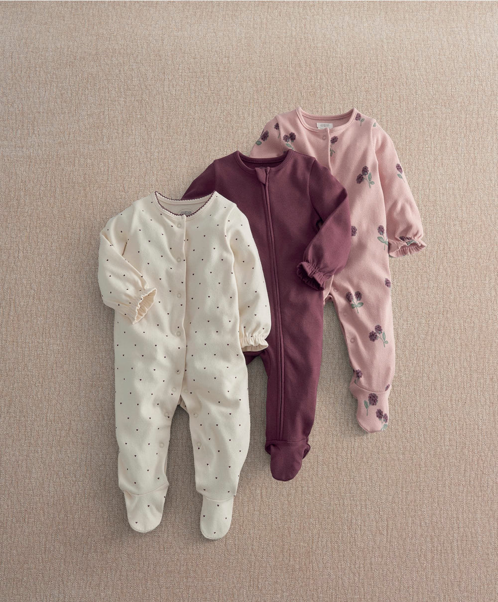 Mamas &amp; Papas Bramble Sleepsuits (Pack of 3)