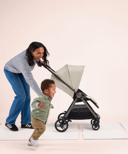 Mamas & Papas Buggies Libro Stroller Bundle with Quilted Memory Foam Liner (2 Piece)– Morell/Stone