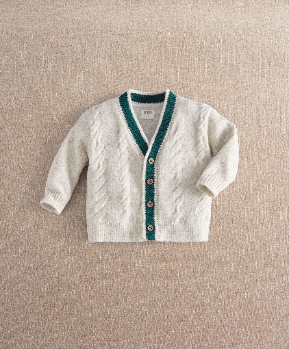 Mamas &amp; Papas Cardigan Cable Knit V Neck Cardigan