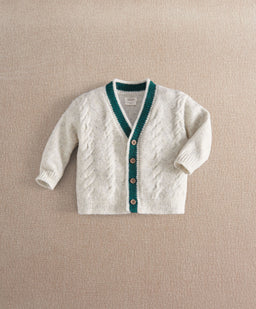 Mamas & Papas Cardigan Cable Knit V Neck Cardigan