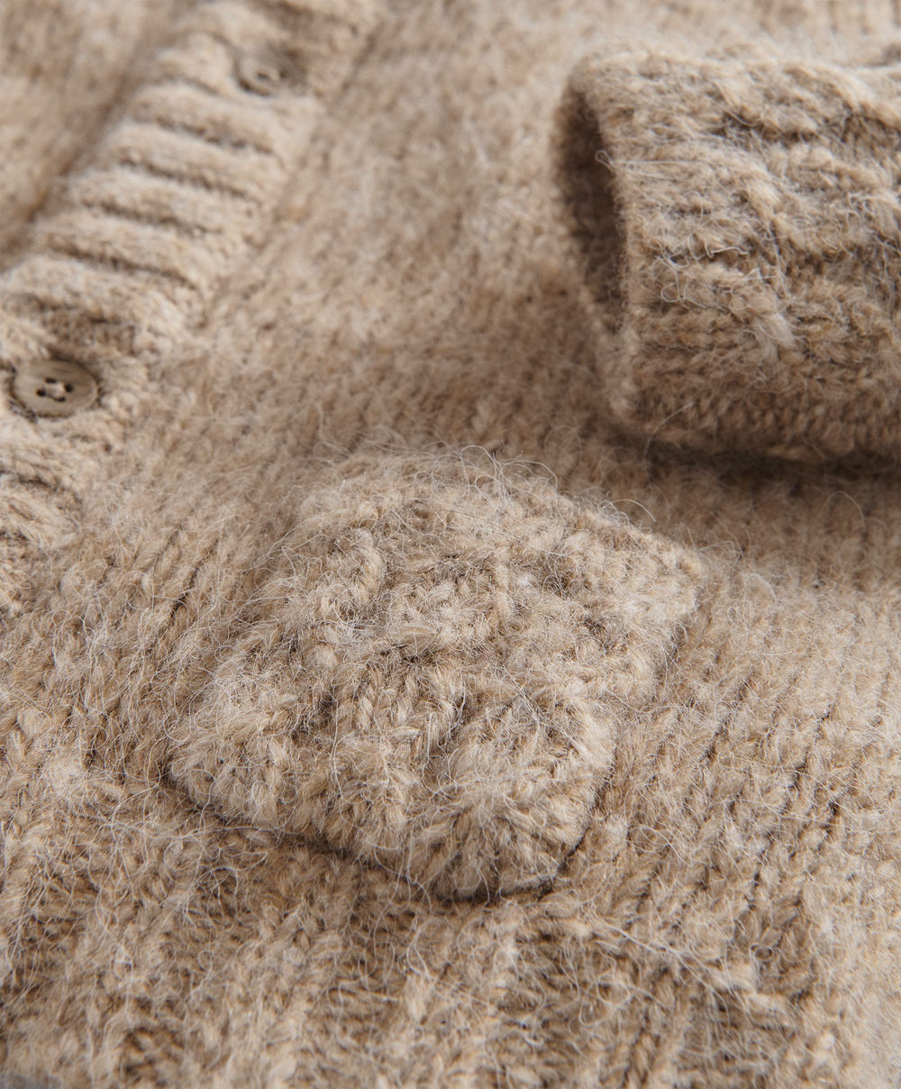 Mamas &amp; Papas Cardigan Soft Beige Long Sleeve Cardigan